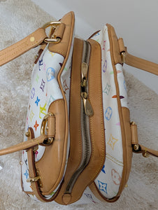 LOUIS VUITTON WHITE MULTICOLOR CLAUDIA