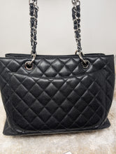 CHANEL BLACK CAVIAR SHW GRAND SHOPPING TOTE