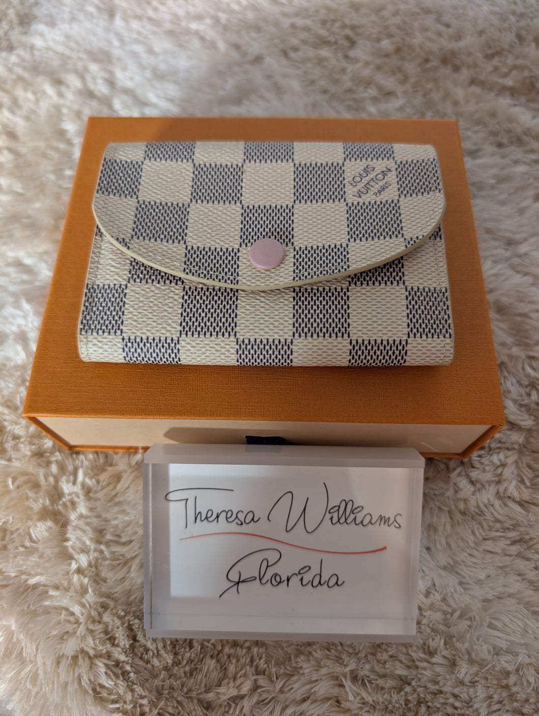 LOUIS VUITTON AZUR ROSALIE WALLET