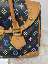 LOUIS VUITTON BLACK MULTICOLOR BEVERLY GM