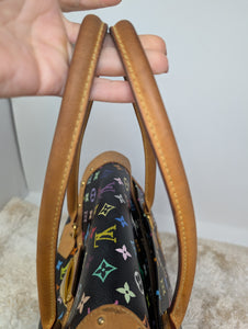 LOUIS VUITTON BLACK MULTICOLOR BEVERLY GM