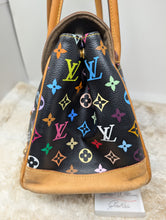 LOUIS VUITTON BLACK MULTICOLOR BEVERLY GM