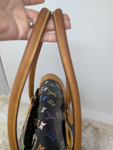 LOUIS VUITTON BLACK MULTICOLOR BEVERLY GM