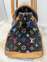 LOUIS VUITTON BLACK MULTICOLOR BEVERLY GM