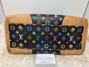 LOUIS VUITTON BLACK MULTICOLOR BEVERLY GM