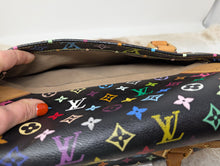 LOUIS VUITTON BLACK MULTICOLOR BEVERLY GM