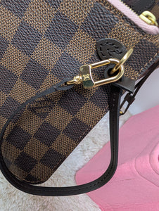 LOUIS VUITTON DE NEVERFULL MM & POCHETTE, ROSE BALLERINE