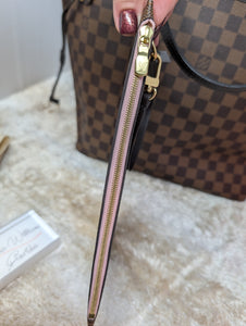 LOUIS VUITTON DE NEVERFULL MM & POCHETTE, ROSE BALLERINE