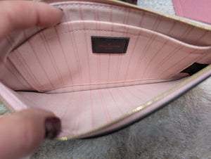 LOUIS VUITTON DE NEVERFULL MM & POCHETTE, ROSE BALLERINE