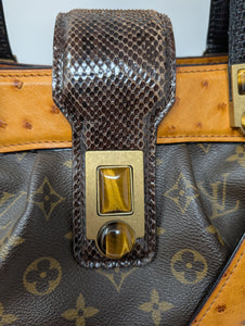LOUIS VUITTON LIMITED EDITION OSKAR MACHA WALTZ GM, EXOTIC