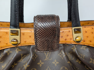 LOUIS VUITTON LIMITED EDITION OSKAR MACHA WALTZ GM, EXOTIC