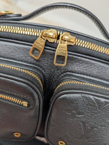 LOUIS VUITTON BLACK EMPREINTE UTILITY CROSSBODY