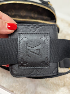 LOUIS VUITTON BLACK EMPREINTE UTILITY CROSSBODY