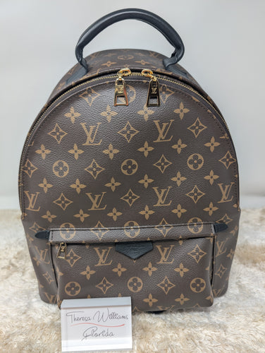 LOUIS VUITTON MONOGRAM PALM SPRINGS MM BACKPACK