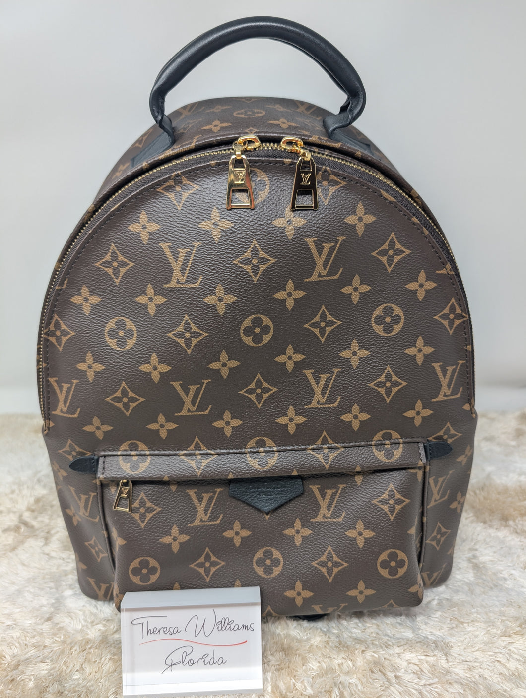 LOUIS VUITTON MONOGRAM PALM SPRINGS MM BACKPACK