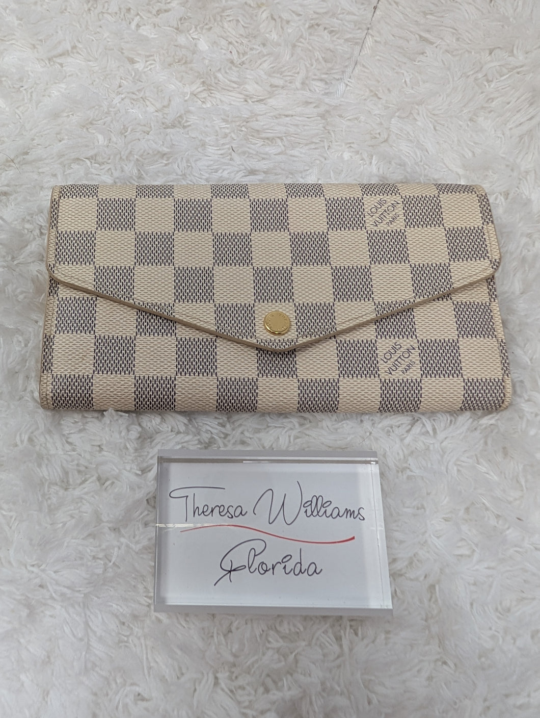 LOUIS VUITTON AZUR SARAH WALLET