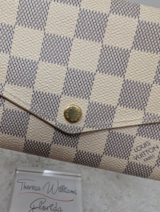 LOUIS VUITTON AZUR SARAH WALLET
