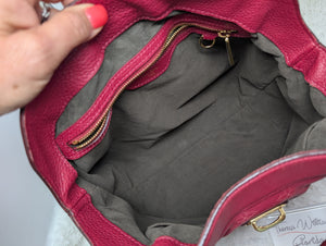 LOUIS VUITTON MAHINA CIRRUS PM, RASPBERRY