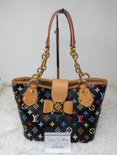 LOUIS VUITTON BLACK MULTICOLOR ANNIE MM