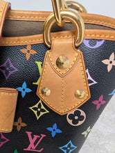 LOUIS VUITTON BLACK MULTICOLOR ANNIE MM