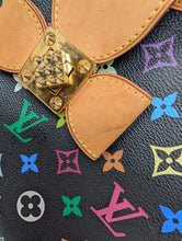 LOUIS VUITTON BLACK MULTICOLOR ANNIE MM