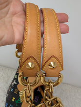 LOUIS VUITTON BLACK MULTICOLOR ANNIE MM