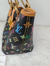 LOUIS VUITTON BLACK MULTICOLOR ANNIE MM