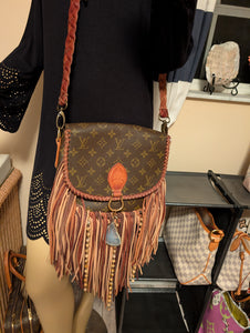 LOUIS VUITTON MONOGRAM CUSTOM FRINGE ST CLOUD GM