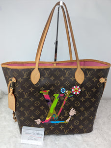 LOUIS VUITTON LIMITED EDITION MURAKAMI HANDS NEVERFULL MM