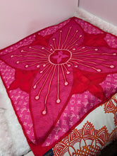 LOUIS VUITTON PINK SILK SQUARE SCARF