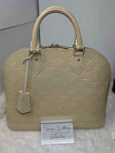 LOUIS VUITTON BLANC CORAIL ALMA PM