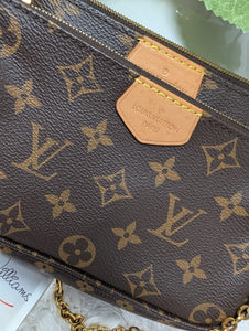 LOUIS VUITTON MULTI POCHETTE ACCESSORIES, LIKE NEW