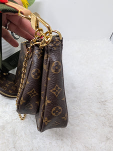 LOUIS VUITTON MULTI POCHETTE ACCESSORIES, LIKE NEW