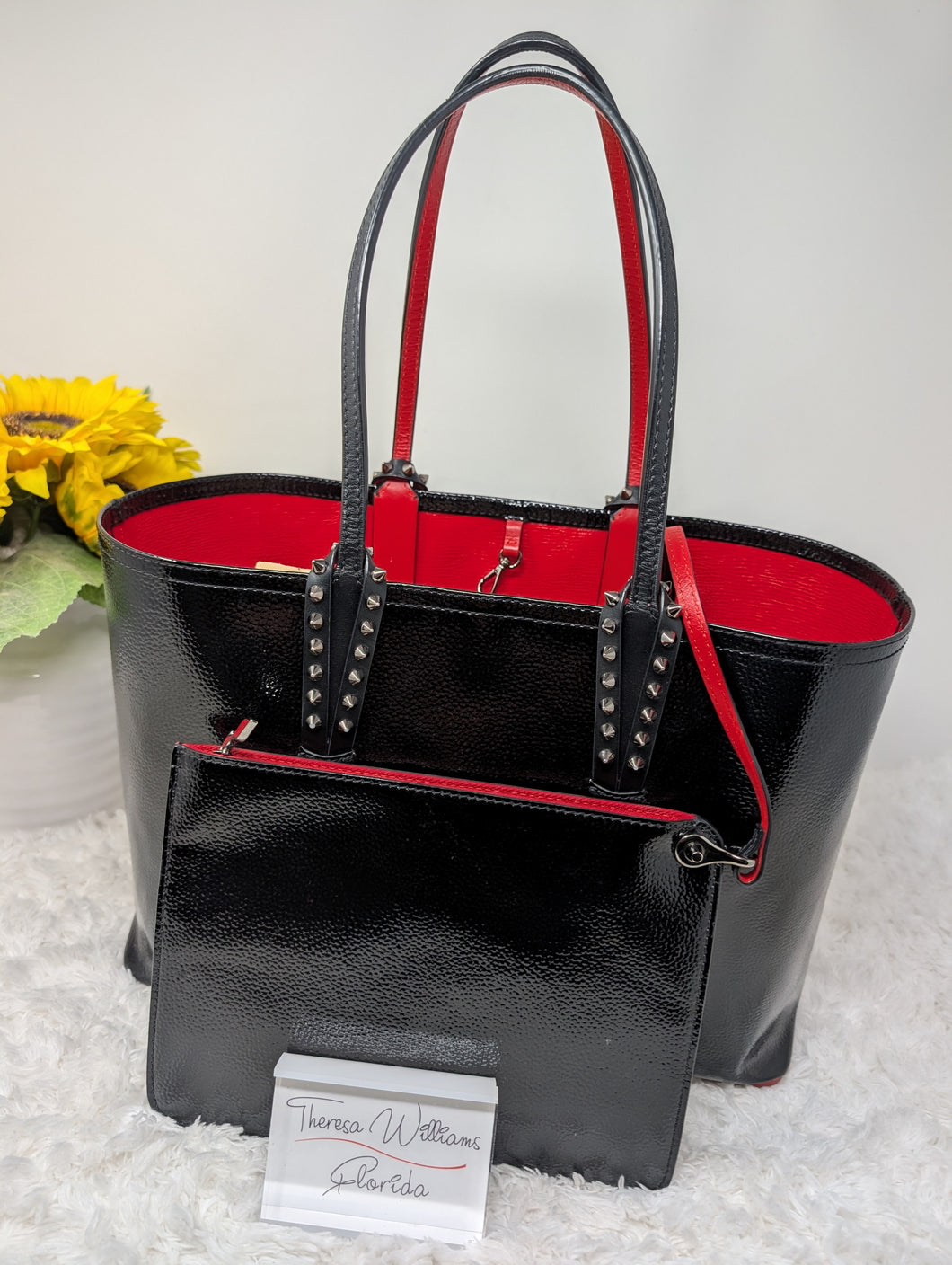 CHRISTIAN LOUBOUTIN CABATA SMALL TOTE