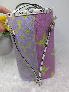 LOUIS VUITTON LIMITED EDITION GIANT COLLECTION PURPLE NEVERFULL MM