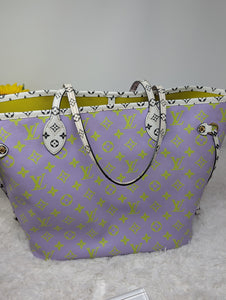 LOUIS VUITTON LIMITED EDITION GIANT COLLECTION PURPLE NEVERFULL MM