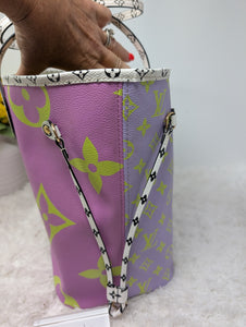 LOUIS VUITTON LIMITED EDITION GIANT COLLECTION PURPLE NEVERFULL MM