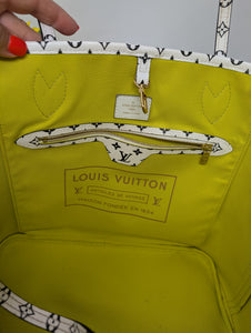 LOUIS VUITTON LIMITED EDITION GIANT COLLECTION PURPLE NEVERFULL MM