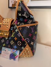 LOUIS VUITTON BLACK MULTICOLOR CHRISSIE