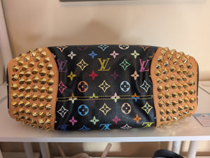 LOUIS VUITTON BLACK MULTICOLOR CHRISSIE