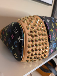 LOUIS VUITTON BLACK MULTICOLOR CHRISSIE