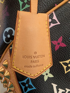 LOUIS VUITTON BLACK MULTICOLOR CHRISSIE