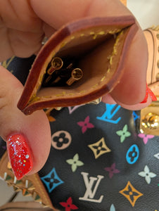 LOUIS VUITTON BLACK MULTICOLOR CHRISSIE