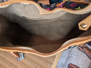 LOUIS VUITTON BLACK MULTICOLOR CHRISSIE