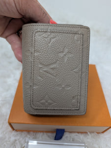 LOUIS VUITTON EMPREINTE CLEA WALLET, TURTLEDOVE