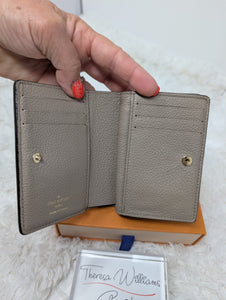 LOUIS VUITTON EMPREINTE CLEA WALLET, TURTLEDOVE