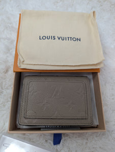 LOUIS VUITTON EMPREINTE CLEA WALLET, TURTLEDOVE