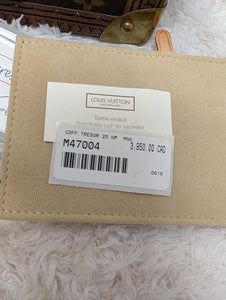 LOUIS VUITTON TRESOR COFFRET 20 TRUNK