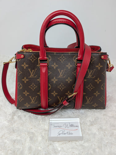 LOUIS VUITTON MONOGRAM RED SOUFFLOT BB
