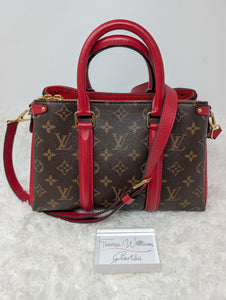 LOUIS VUITTON MONOGRAM RED SOUFFLOT BB